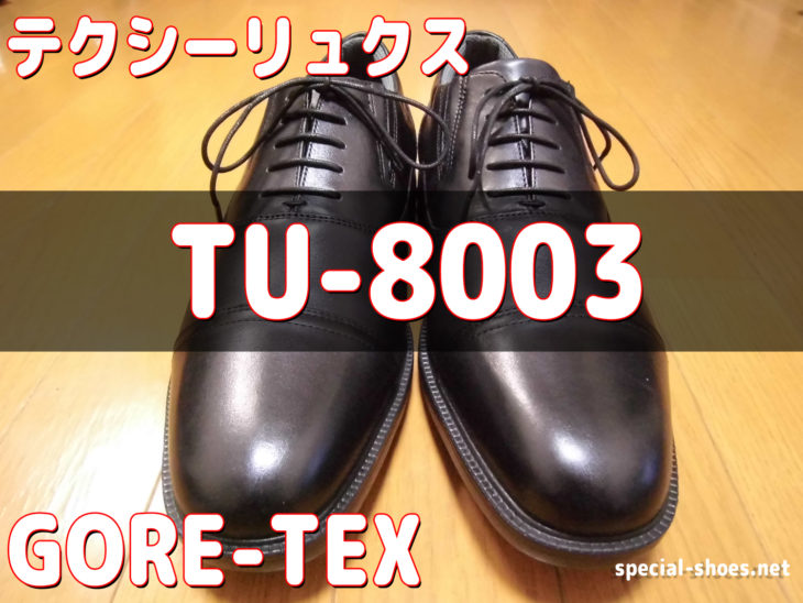 texcy luxe ビジネスシューズ 本革 ゴアテックス TU-8003ドレス/ビジネス